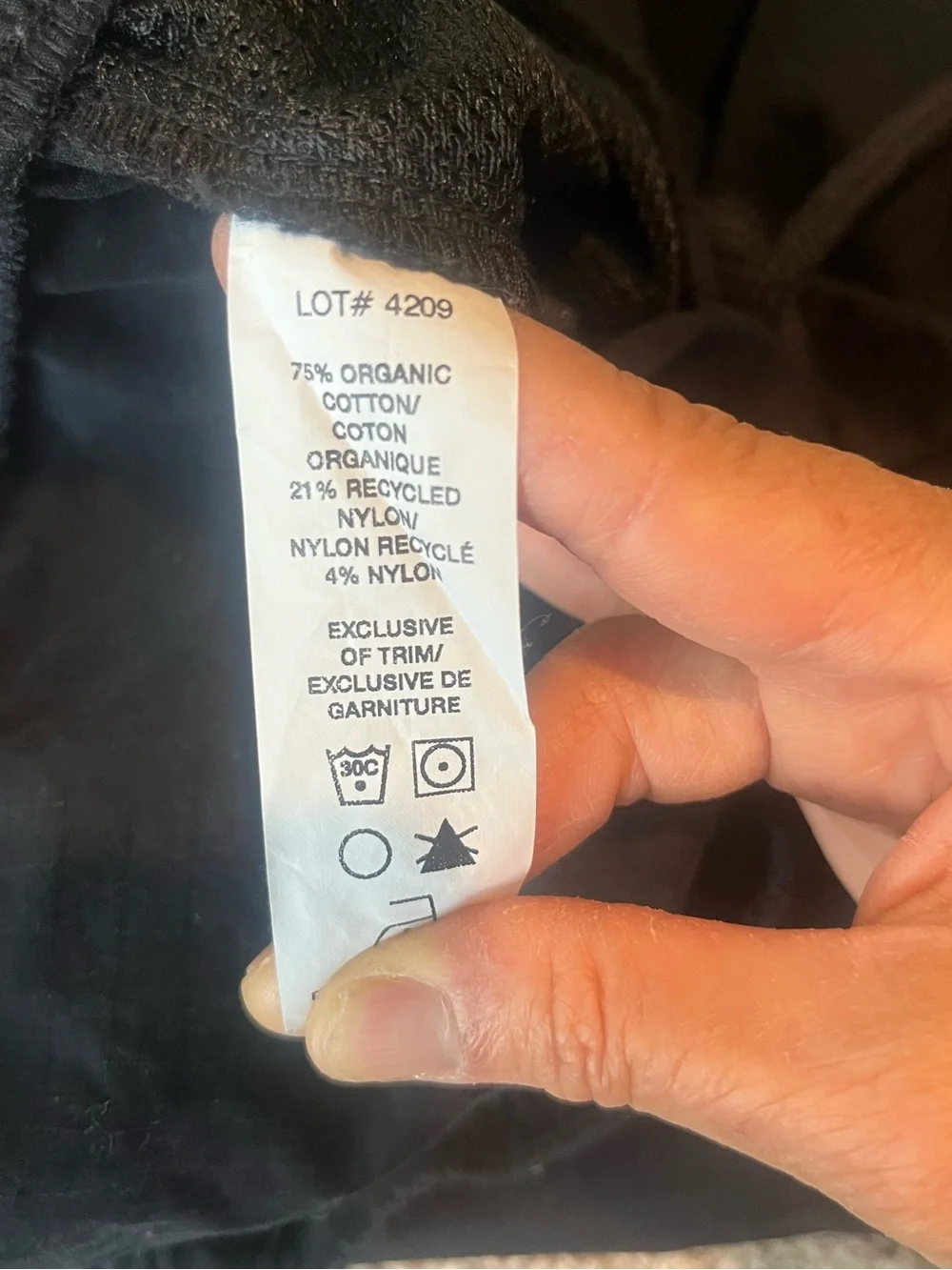 Reigning Champ Size Medium Drawstring Jogger Pants in Black GUC